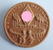 HJ Pappabzeichen Reichssport Wettkampf 1939