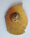 Abzeichen der DDR SDAG Wismut Meister der Arbeit II. Klasse 4,5x3,2cm