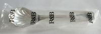 1 Zuckerlöffel Muschellaffe Robbe & Berking Alt Faden versilbert 150 R&B 13,2cm