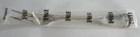 1 Vorlegegabel Spieß Robbe & Berking Alt Faden versilbert 150 R&B 17,8cm