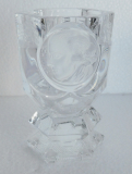 Becherglas Pokalglas Reliefportrait Schiller satiniert Berlin Design 221 12,5cm