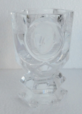 Becherglas Pokalglas Reliefportrait Shakespeare satiniert Berlin Design 422 12,5cm