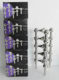 5 Design Kerzenleuchter Nagel Variante S22 chrom