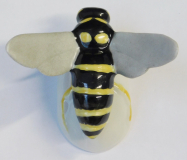 Porzellanfigur Hornisse Insekt Rudolf Kämmer