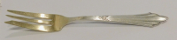 1 Kuchengabel WMF 900 Fächermuster versilbert 90 vergoldet 14,6cm #e