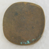 Kleines Bronze Relief Art Handschmeichler Engel 3x2,9cm