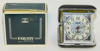 Reisewecker Equity Hong Kong im Art Deco Stil Uhr Wecker Alarm #415