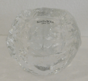 Teelichthalter snowball Kosta Boda Design Ann Wärff Ø8,5-9 H6-6,5cm