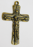 Messingkreuz Andenken Konfirmation Pamiatka Bierzmowania Polen 7x4,5cm