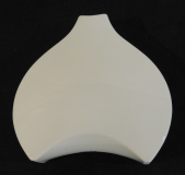 Vase Brückenform weiß KPM Berlin Entw. Quillmann I. Wahl 13cm