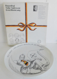 Rosenthal Satire Teller Willy Brandt Design Lang Wandteller limitiert Ø26cm