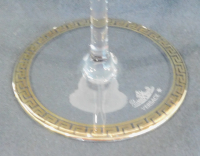 Rosenthal Versace Medusa d'Or 1 Sektflöte Sektglas 30cm