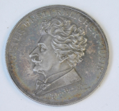 Medaille Johann Strauss / Stephansdom Wien von Bodlak Silber 925 16,12g 3,5cm