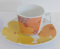 Espressotasse / Mokkatasse Rosenthal Flowers Design Andy Warhol
