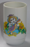 Vase Rosenthal Form Duo Pozzi Dekor 1001 Nacht Lautenspielerin Wiinblad 8cm #1562