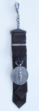Jugendstil Medaille Für Treue und Fleiss Gastwirts-Verband Silber Chatelaine