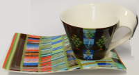 Villeroy & Boch New Wave Solola Cappuccino Tasse +UT Partyplate 400ml