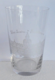 Seltenes altes Andenken Glas Landesausstellung Nürnberg 1896