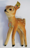 Original Steiff Bambi Rehkitz Walt Disney Nr 7414,0 Knopf Fähnchen Schild 14,5cm