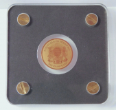 Preview: 1/500 Unze Gold 999 - 30 Jahre Mauerfall Brandenburger Tor 3000 Francs Tschad