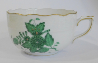 Teetasse Herend Apponyi grün Ø8,8 H5,2cm #f