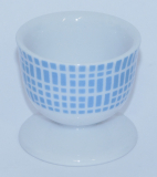1 Eierbecher Arzberg 2000 Bastdekor blau Design Löffelhardt