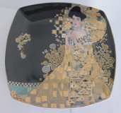 Teller Goebel Artis Orbis nach Gustav Klimt Adele Bloch-Bauer 21x21cm