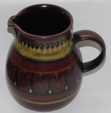Krug Gerona KMK Kupfermühle Keramik Saftkrug Milchkrug Vase 18,5cm #1224
