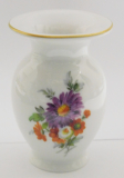 Kleine Vase Miniaturvase Weimar bunte Blumen 7,3cm #b