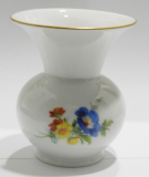 Kleine Vase Miniaturvase Weimar bunte Blumen 7,7cm #d