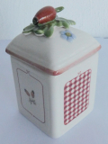 Villeroy & Boch kl. Vorratsdose Marmeladendose Petite Fleur Hagebutte 11cm #b