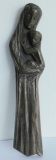 Bronze Relief Madonna mit Kind / Maria mit Jesus Joseph Krautwald 41cm