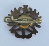 Preview: Altes Abzeichen Nadel Brosche Tiroler Adler mit Email Tirol Österreich Ø1,6cm