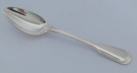 1 kleiner Löffel Kaffeelöffel WMF Augsburg Faden versilbert 13,2cm