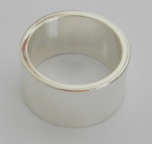 6 kleine Serviettenringe Wilkens versilbert schlicht elegant Ø 2cm