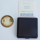 Medaille Johannes Gutenberg - Berühmte Deutsche Silber 999 19,64g 4cm (N)
