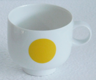 Kaffeetasse Rosenthal Plus gelber Punkt Design Wolf Karnagel (N)