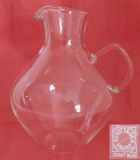 Kännchen kleiner Krug Wasserkännchen Jenaer Glas Schott Design Löffelhardt ca.375ml 12cm