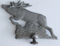 Altes Emblem Hirsch Schutzblechfigur für Fahrrad Moped Schutzblechreiter (N)