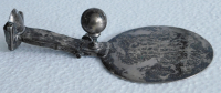 Alter Ersatz Deckel Silber 800 Monogramm + 1897 für Glaskrug Bierkrug Humpen oä (N)