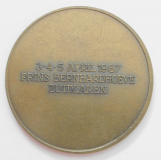 Alte Bronze Medaille Noordelijke Oldtimer Manifestatie Zuidlaren 1987 Ø6cm