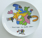 Wandteller Rosenthal Design Otmar Alt Ein Zeichen setzen Künstlerteller Ø26cm