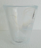 Becher Glas Kosta Boda Mine weiß Design Ulrica Hydman-Vallien 10,8cm