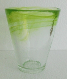 Becher Glas Kosta Boda Mine grün Design Ulrica Hydman-Vallien 11,4cm