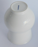 Vase Halle 00 Hallesche Form weiß KPM Berlin Entw. Friedlaender I. Wahl 9cm
