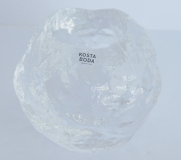 Teelichthalter snowball Kosta Boda Design Ann Wärff Ø8,5 H6,5cm
