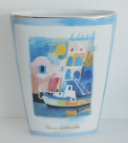 Große Vase Goebel Design Rosina Wachtmeister Ritorno a Porto 23,5cm