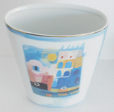 Große Vase Goebel Design Rosina Wachtmeister Ritorno a Porto 23,5cm