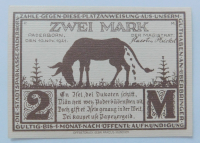 Altes Notgeld Paderborn 2 Mark 1921