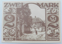 Altes Notgeld Paderborn 2 Mark 1921